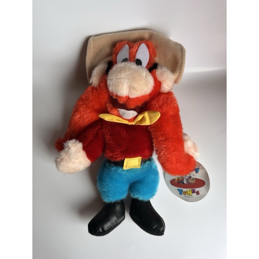 Vintage Looney Tunes Yosemite Sam 1996 Stuffed 11" Plush Ace Warner Bros